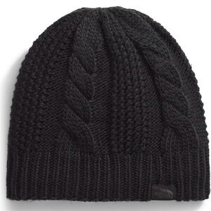 The North Face Black Cable Knit Beanie